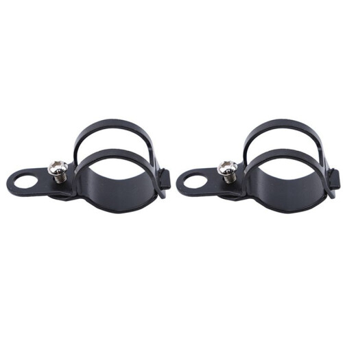 Motorcycle Turn Signals Relocation Fork Clamps Bracket 2 Pcs/Set Mount Light Holder Lamp Bracket