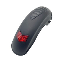 For M4 Electric Scooter Rear with Brake Light Widened Mudguard Mud Guard Protection Kickscooter Wings