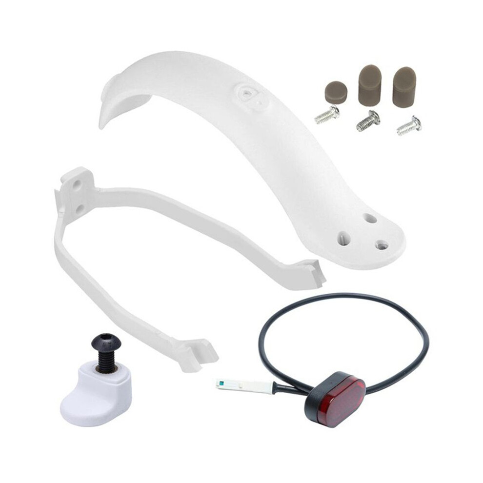 Electric Scooter Rear Kit For M365 Scooter Mudguard Rear Taillight Tire Back Wing Bracket Cable 6033871075765