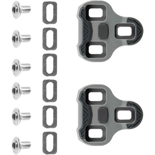 Cleats Universal Cycling With Antislip, Lightweight Durable, 2 Pcs, Adjustable Float, Grey 2