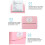 Pink Mini Portable WiFi Thermal Printer, 48mm Width, 1.0Ah Battery 10