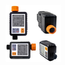 Automatic Watering Timer with Large Screen, 6+ Month Battery Life, Black