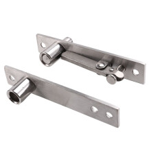 Pivot en Acier Inoxydable Robuste, Arbre Rotatif à 360 Degrés, Charnière de Porte en Bois, Axe de Positionnement de L'Arbre de Porte, Axe Caché