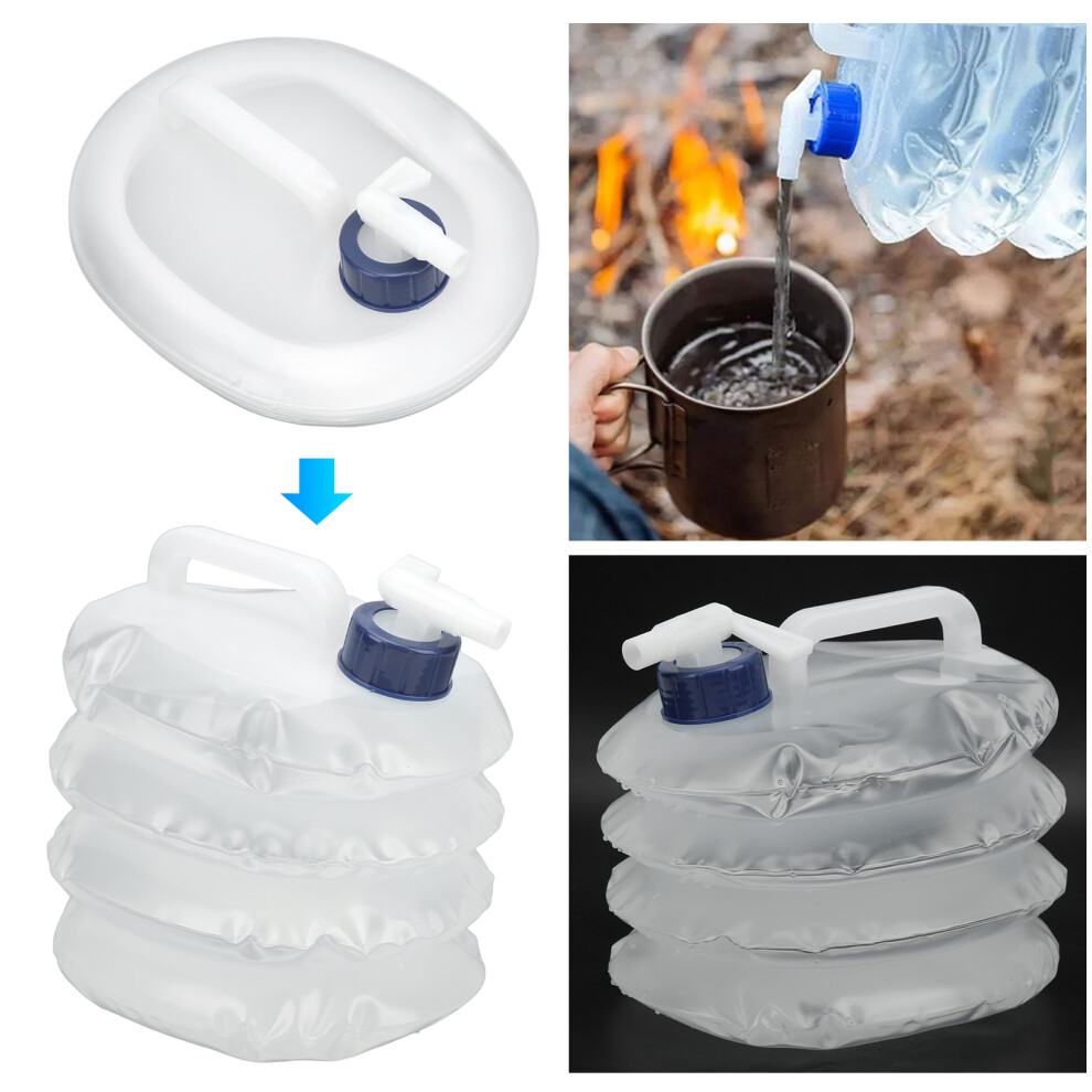 3L Collapsible Water Container With Spigot For Camping, Hiking & Climbing 3741375820769