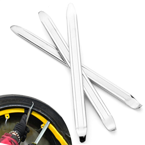 Tire Iron Spoon Set Heavy Duty Chrome Motorcycle Tire Changing Tool Rust Resistant Levers