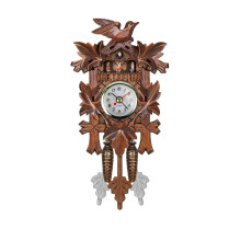 Cuckoo Clocks Wooden Pendulum Cuckoo Clock Wall Clock With Swinging Bird Decorative Hanging Time Alarm Living Room Model 15