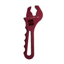 Adjustable Wrench, an Wrench, Aluminum Wrench Hose Fitting Tool Aluminum Spanner AN3-AN16 - Red