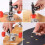 Skate Tool Integration Multi-Function Ratchet Skateboard Tool with Skateboard Griptape Eraser Kit 10