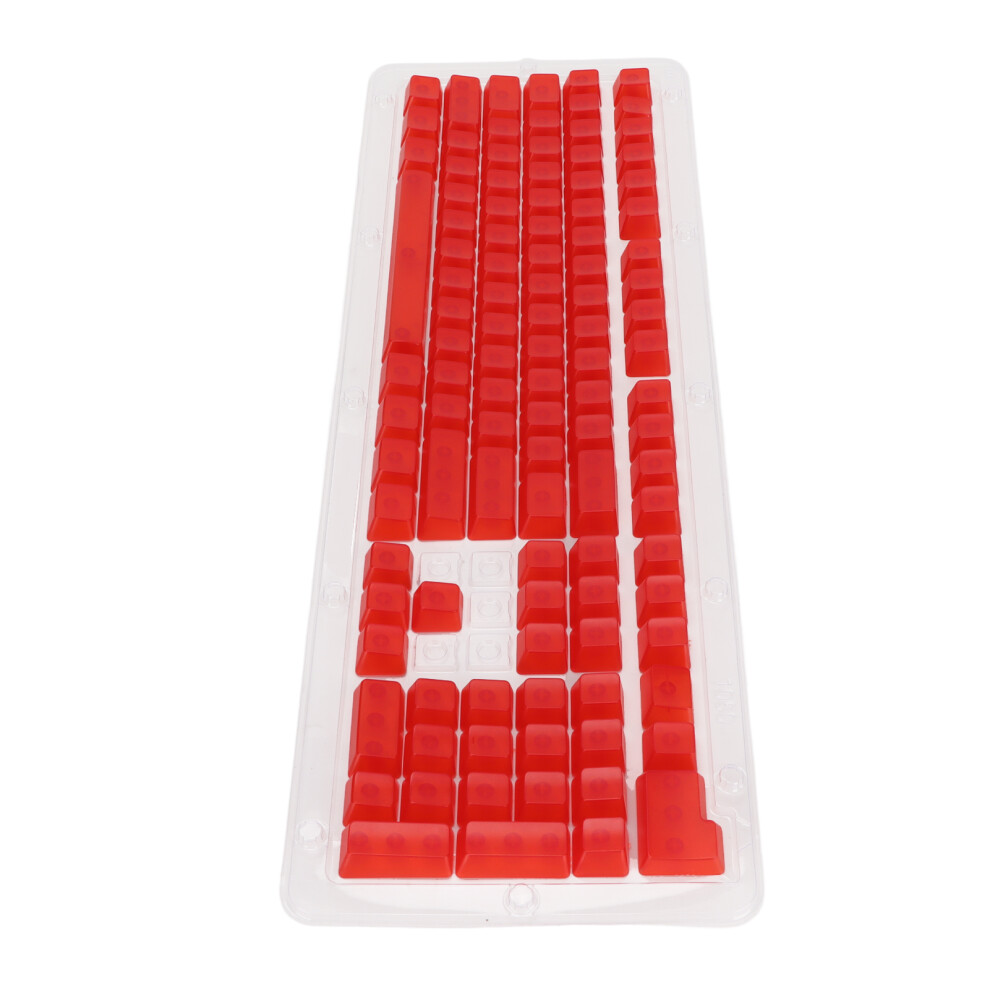108-Key Transparent Oem Height Mechanical Keycaps For 61/87/104 Keyboard 8451375823329