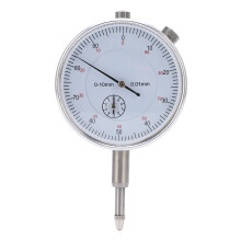Dial Test Indicator 0.01mm Accuracy Stainless Steel Mechanical Dial Gauge 010mm Precision