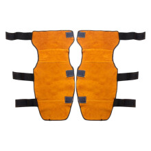 Welding Leg Covers Knee Protector 2 Pack Orange Flame Retardant Heat Resistant Thick Knee Pads for Leg Protection