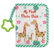 Educatief hulpmiddel voor baby's, gepersonaliseerd babyboek van zachte stof met interactieve en educatieve functies, babyfotoalbum ontworpen voor