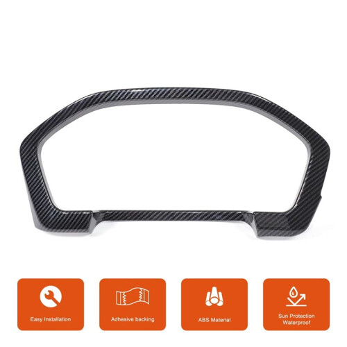 Dashboard Meter Panel Frame Trim for   2023 2024 Accessories ABS Carbon Fiber 2