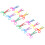Ciseaux de scrapbooking pour loisirs créatifs, ciseaux à bords décoratifs avec poignées à code couleur et coupe nette, design ergonomique. 6