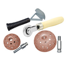 Professional Tire Set With Grinding Wheel And Roller For Motorcycle Car Truck Tractor Puncture Patch Tool