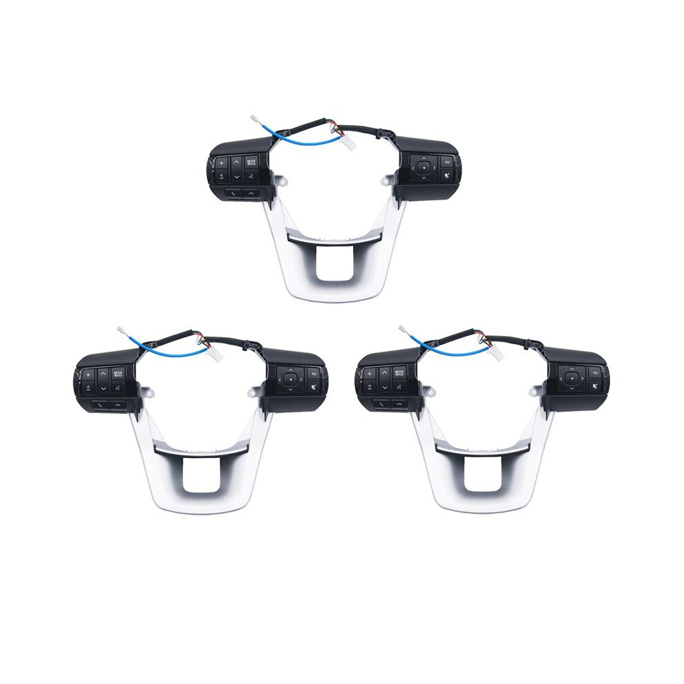 3X Audio Mode Control Multifunctional Steering Wheel 84250-0E120 For Hilux Revo Rocco Fortuner 2015-2020 6031847971424