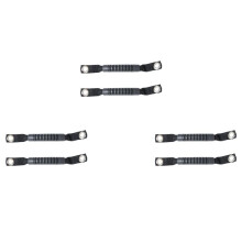 6Pcs Grab Handles Black Rear Safety Grab Padded Roll Bars for JK TJ