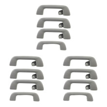 3X Car Inner Roof Armrest Ceiling Pull Handle with Hook 74610-52020 for Yaris Prius 4Runner Dark Gray