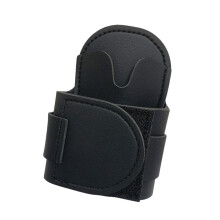 PU Leather Stethoscope Holder Waist Clip with Secure Protection and Hands Convenience, Black