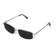 Metal Pinhole Glasses Exercise Eyewear Eyesight Improvement For Vision Training