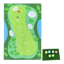 E style80*150CMIndoor and Outdoor Golf Practice Set with Hitting Mats Ideal for Adults and Families Including Stick and Chip Games for Kids