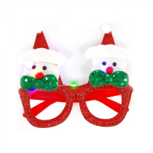 C14 Occhiali da sole LED per feste di Natale e Capodanno, accessori decorativi per adulti e bambini