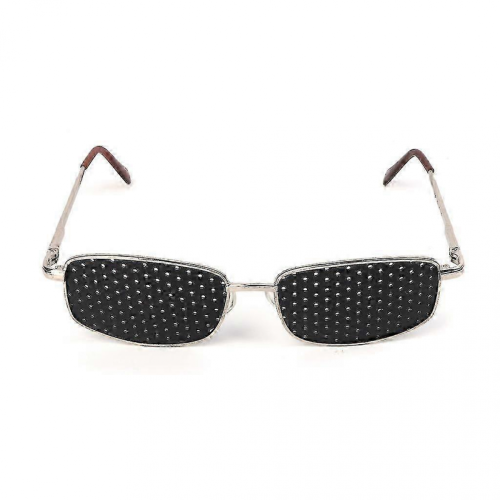 Metal Pinhole Glasses Exercise Eyewear Eyesight Improvement For Vision Training 1