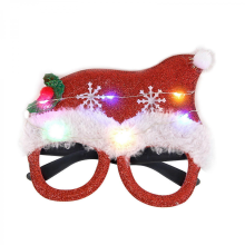 C16 Occhiali da sole LED per feste di Natale e Capodanno, accessori decorativi per adulti e bambini