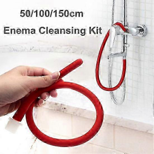 Canule en silicone de 150 cm pour lavement et douche vaginale douce. 1
