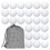 White100 Pack Biodegradable Practice Golf Balls with Reusable Mesh Carry Bag 1