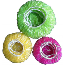 Bowls Cups Covers Food Cover Dust Cover Plastic Pot Caps Waterproof Shower Cap For Vegetables Fresh Protection Or For Home, Hotel Shower Cap Pack Of 6