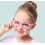 Occhiali anti luce blu rosa-verdi per bambini, con protezione UV e antiriflesso, per computer e gioco 1