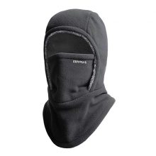 Berretto da uomo in maglia con fodera in pile grigio scuro, traspirante, sciarpa, per interni ed esterni