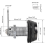3 Digit Combination Lock Black Zinc Alloy Mechanical Code Lock Code Box Security Number Lock For Armo Mailbox 2