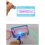 Occhiali anti luce blu rosa-verdi per bambini, con protezione UV e antiriflesso, per computer e gioco 3