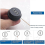 3 Digit Combination Lock Black Zinc Alloy Mechanical Code Lock Code Box Security Number Lock For Armo Mailbox 4