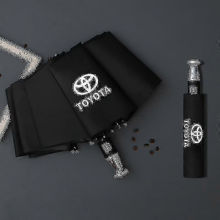 Toyota Regen- und winddichter Regenschirm mit 10 Streben und Auto-Logo - DD