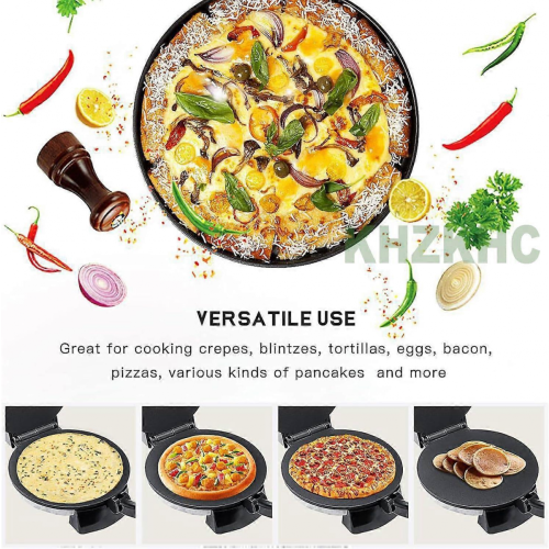 Electric Tortilla Maker DoubleSided Baking NonStick Surface AntiScald Handle For Homemade Bread 1