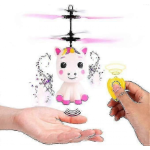 Flying Unicorn Toys For Girls Flying Ball Toys Rc Helicopter With Remote Control Unicorn Birthday Gift For Girls Boys Kids