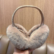Cappuccio Invernale Morbido in Pile Khaki, Paraorecchie Calde Unisex per Esterni