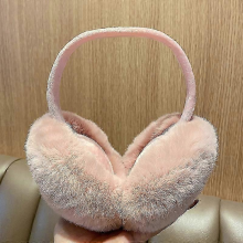 Rosa paraorecchie in peluche morbidi, caldi invernali unisex alla moda
