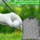 White100 Pack Biodegradable Practice Golf Balls with Reusable Mesh Carry Bag 4