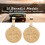 2 Stück Saint Benedict Anhänger Elegantes Edelstahl St. Benedict Doppelseitig 9