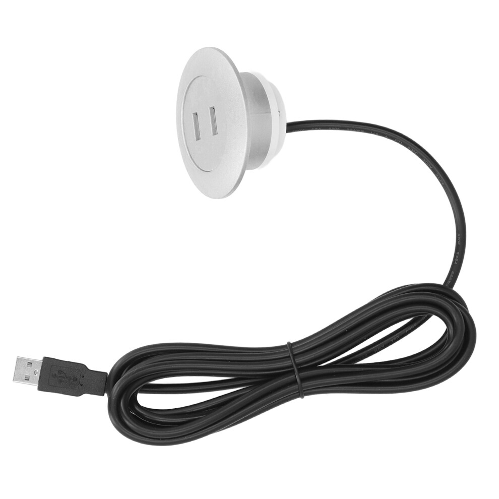 Silver Recliner Usb Charging Socket With Universal Voltage Adapter 7641375826524