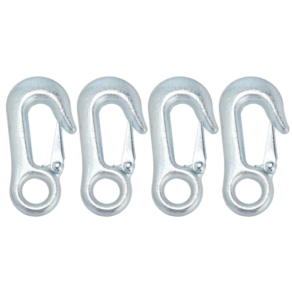 4-teiliges Windenhaken-Set, verzinkt,