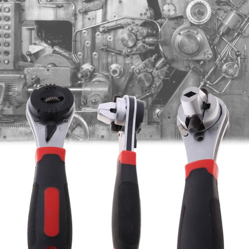 Adjustable Ratchet Wrench with ExtraWide Jaw, MultiFunction Tool for Auto 2