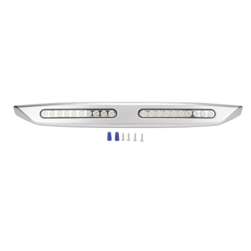 Durable Silver 12V RV Awning Light Bar - 20 LEDs IP56 Waterproof 1