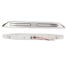 Durable Silver 12V RV Awning Light Bar - 20 LEDs IP56 Waterproof