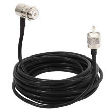 16Ft RG58 PL259 UHF zu SO239-Steckverbinder für Autoradio-Mobilfunkantennenkabel