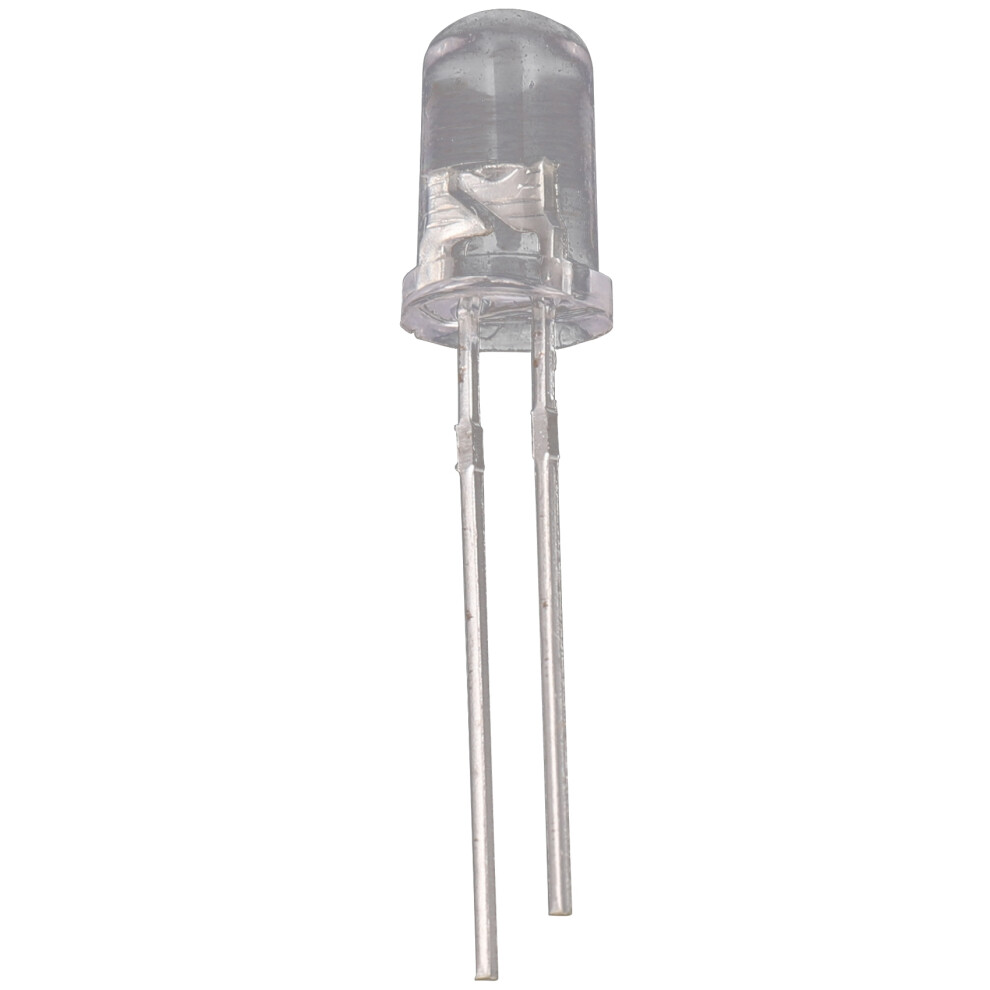 100 Pcs 5Mm White Led Diode Lights 3V 20Ma Bulb Lamps Electronics Components Light Emitting Diodes 6033976502258